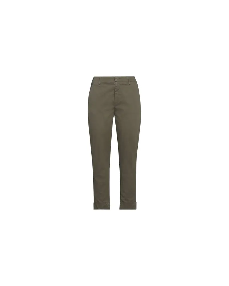 Dondup HOSEN & RÖCKE - Hosenauf YOOX.COM Militärgrün