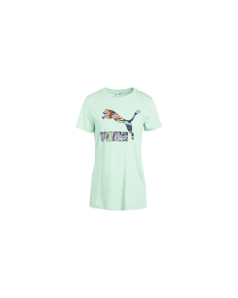 Puma CLASSICS Logo Infill Tee  - TOPS - T-shirtsauf YOOX.COM Säuregrün