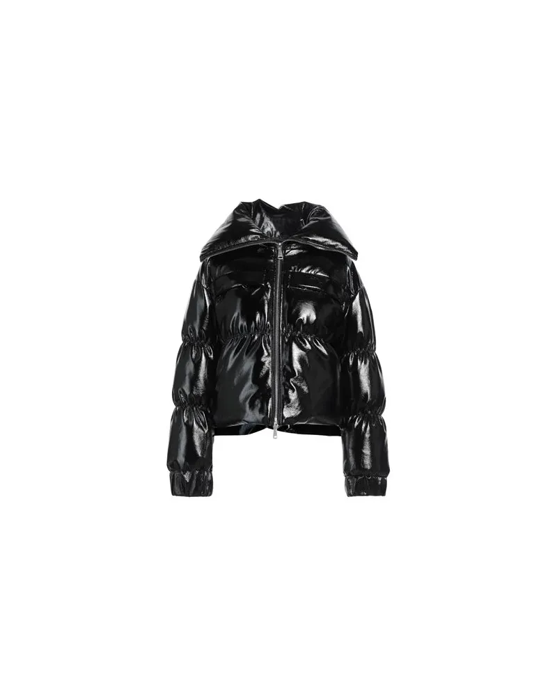BCBGMAXAZRIA JACKEN & MÄNTEL - Pufferjacken & Daunenjackenauf YOOX.COM Schwarz