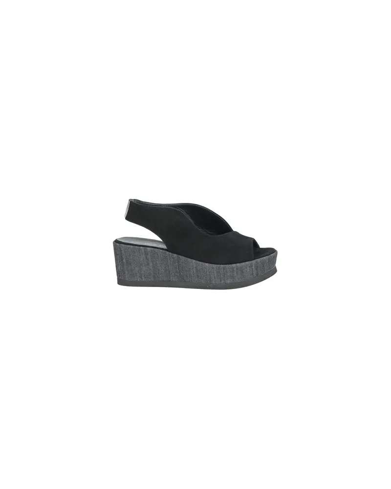 Gianmarco Sorelli SCHUHE - Sandalenauf YOOX.COM Schwarz