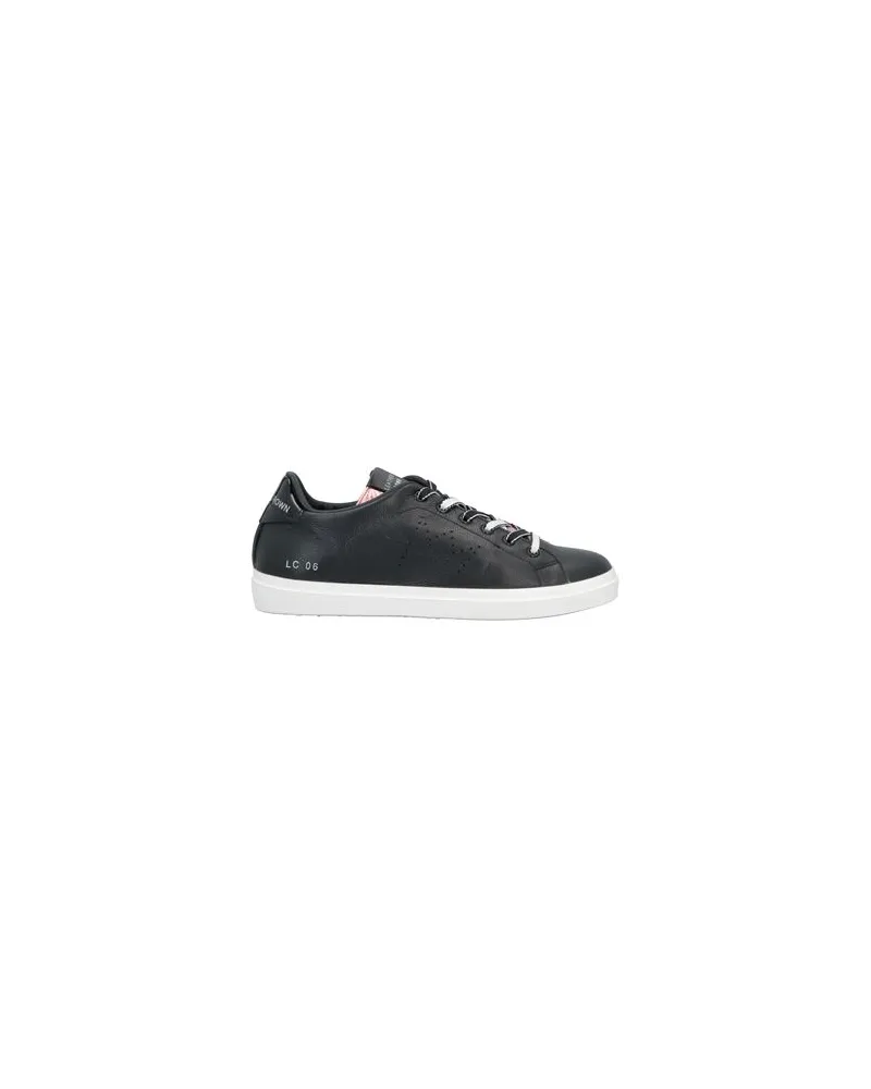 Leather Crown SCHUHE - Sneakersauf YOOX.COM Schwarz