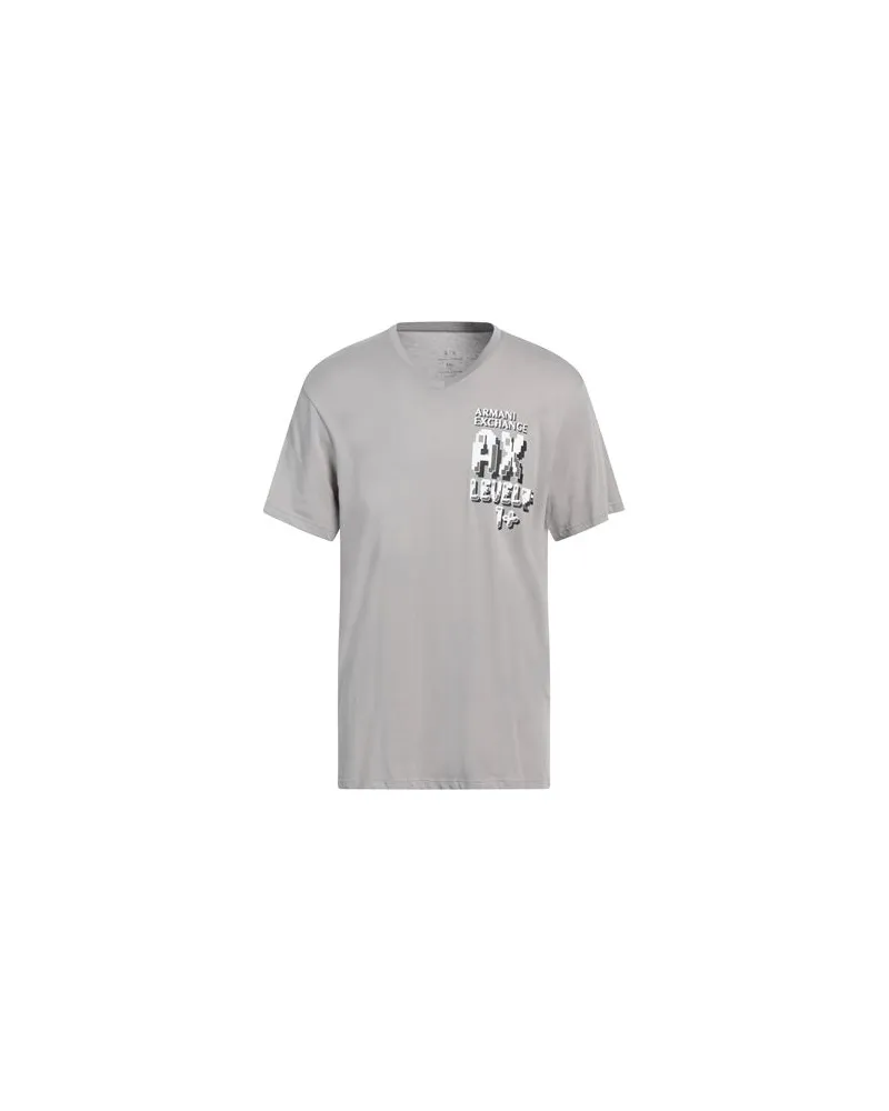 Armani Exchange TOPS - T-shirtsauf YOOX.COM Hellgrau