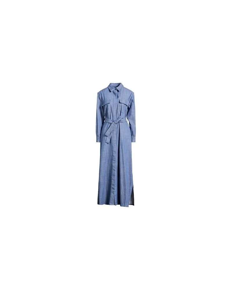 Forte Couture KLEIDER - Maxi-Kleiderauf YOOX.COM Blau