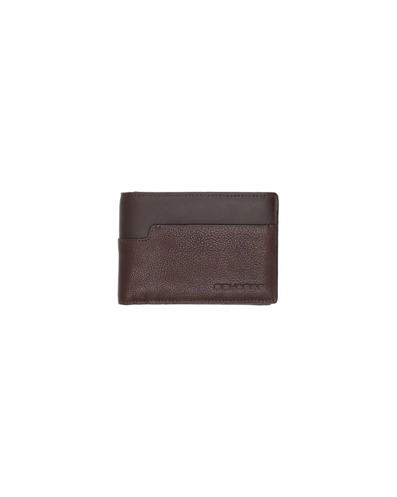 Piquadro Kleinlederwaren - Brieftaschenauf YOOX.COM Dunkelbraun