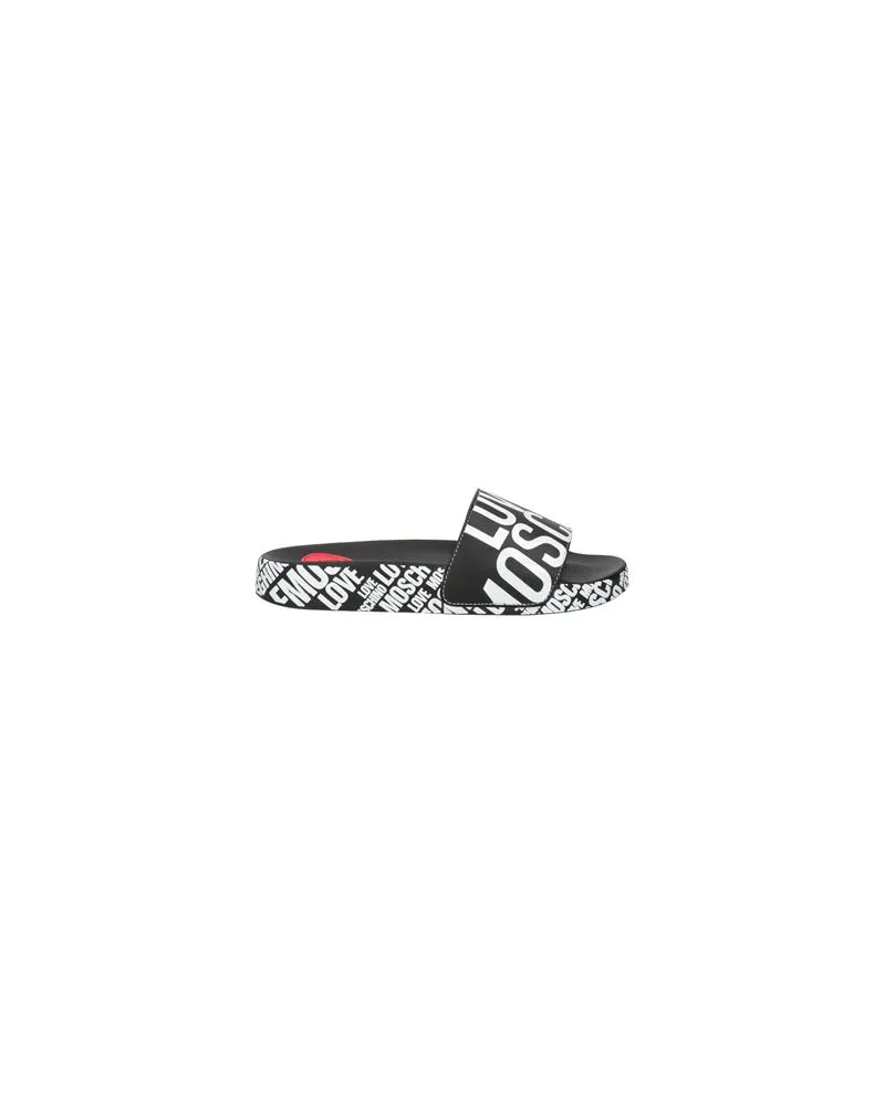 Moschino SCHUHE - Sandalenauf YOOX.COM Schwarz