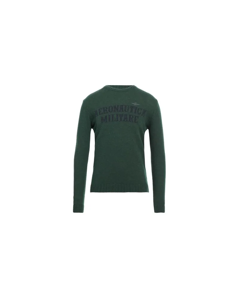 Aeronautica Militare STRICKWAREN - Pulloverauf YOOX.COM Grün