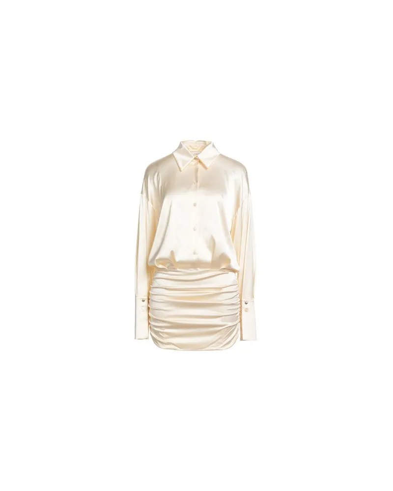 Patrizia Pepe KLEIDER - Mini-Kleiderauf YOOX.COM Cremeweiß