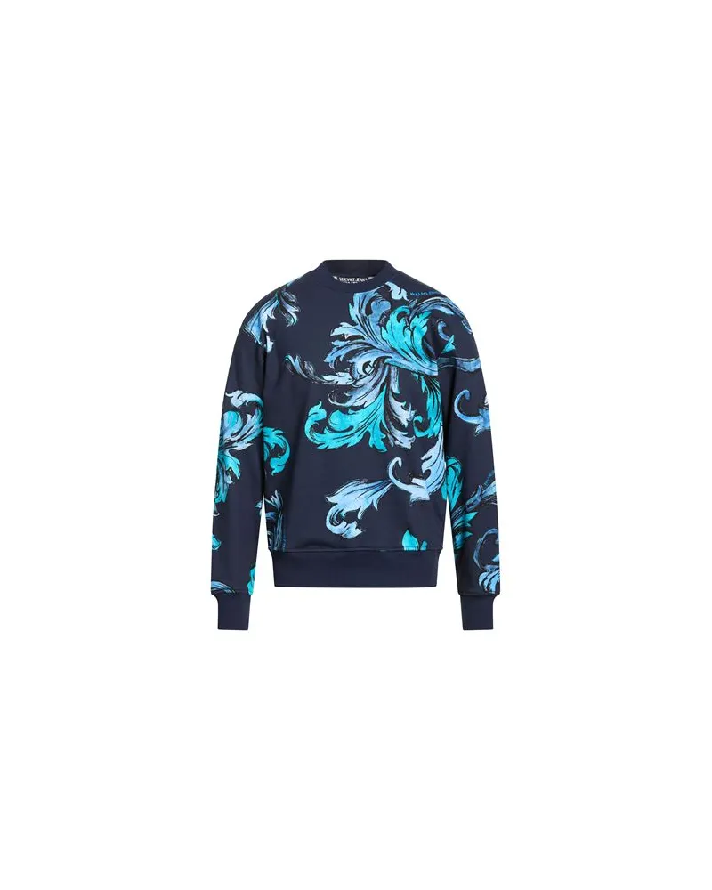 Versace Jeans TOPS - Sweatshirtsauf YOOX.COM Marineblau