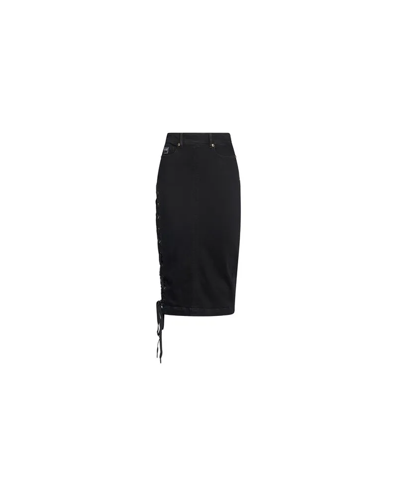 Versace Jeans HOSEN & RÖCKE - Jeansröckeauf YOOX.COM Schwarz