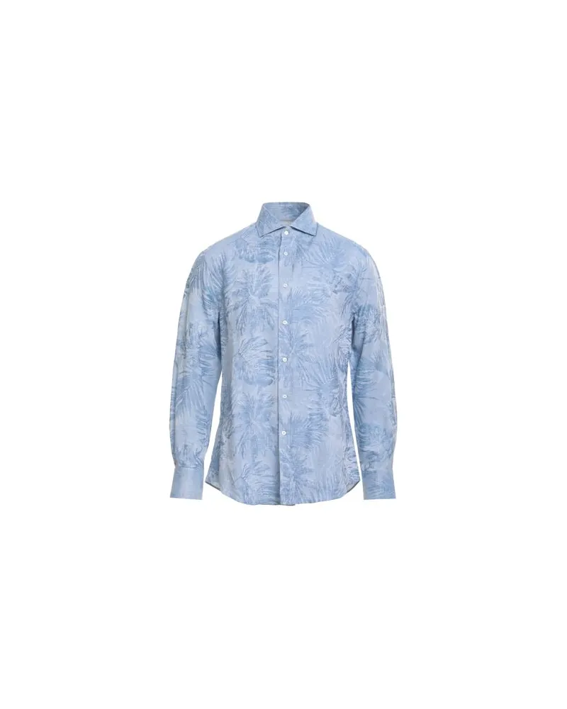 Brunello Cucinelli TOPS - Hemdenauf YOOX.COM Hellblau