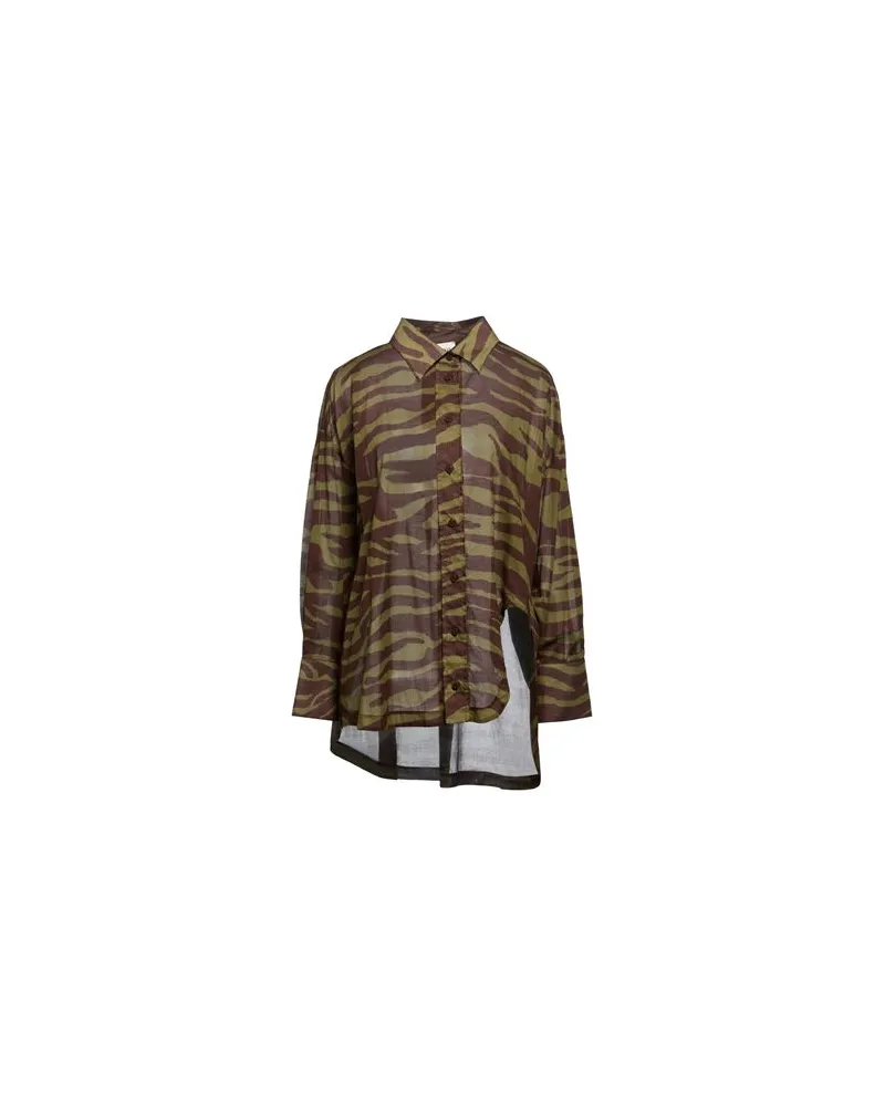 ATTICO TOPS - Hemdenauf YOOX.COM Militärgrün