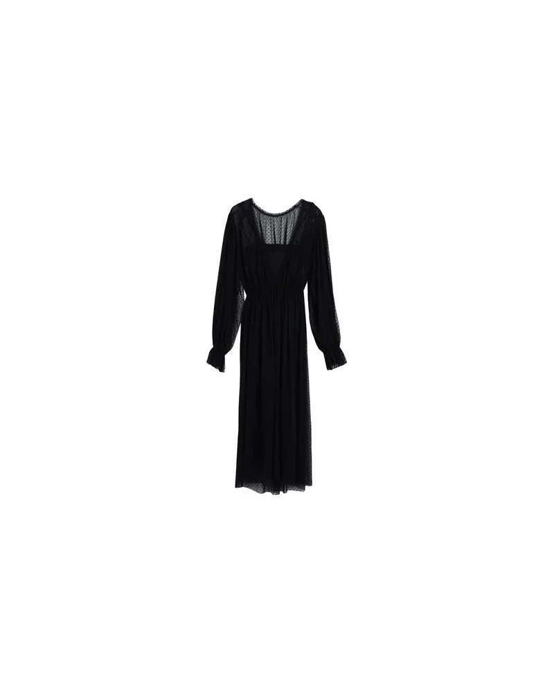 Le Petit Trou KLEIDER - Maxi-Kleiderauf YOOX.COM Schwarz