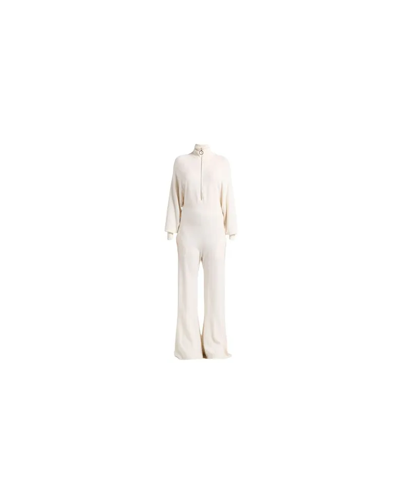 Fedeli OVERALLS - Jumpsuitsauf YOOX.COM Cremeweiß