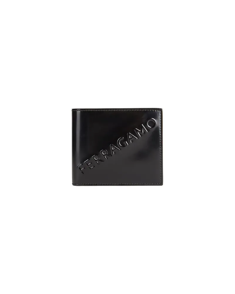 Ferragamo Kleinlederwaren - Brieftaschenauf YOOX.COM Schwarz