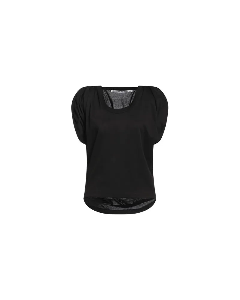 Alexander Wang TOPS - T-shirtsauf YOOX.COM Schwarz