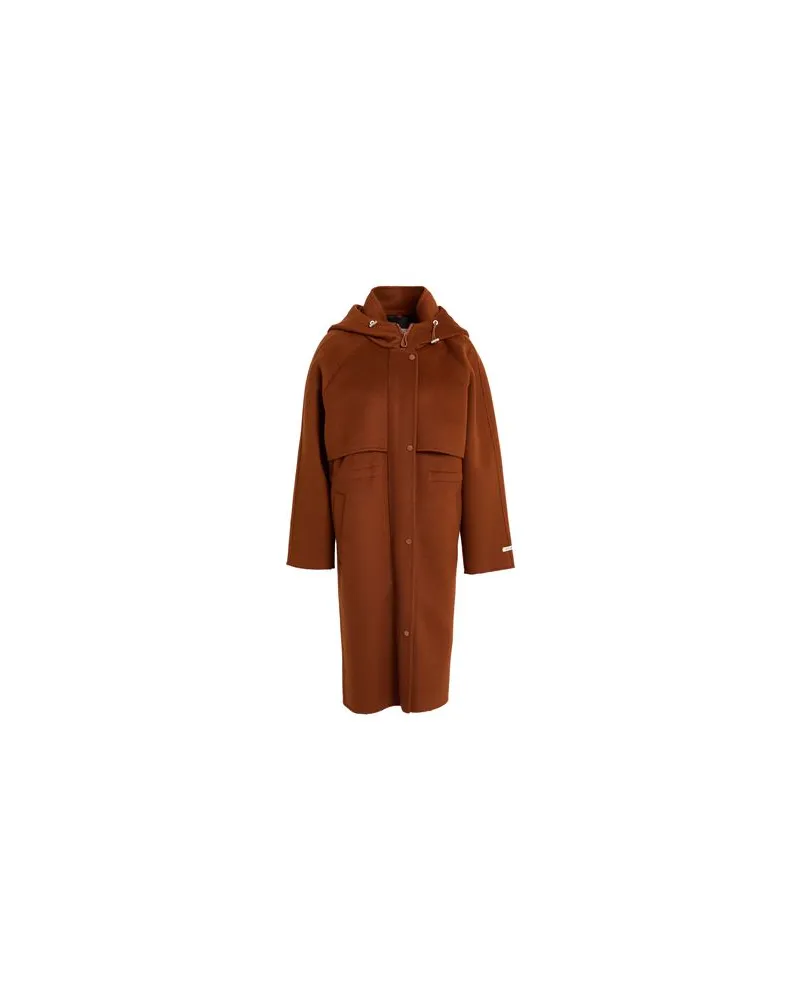 Paltò JACKEN & MÄNTEL - Mäntelauf YOOX.COM Braun
