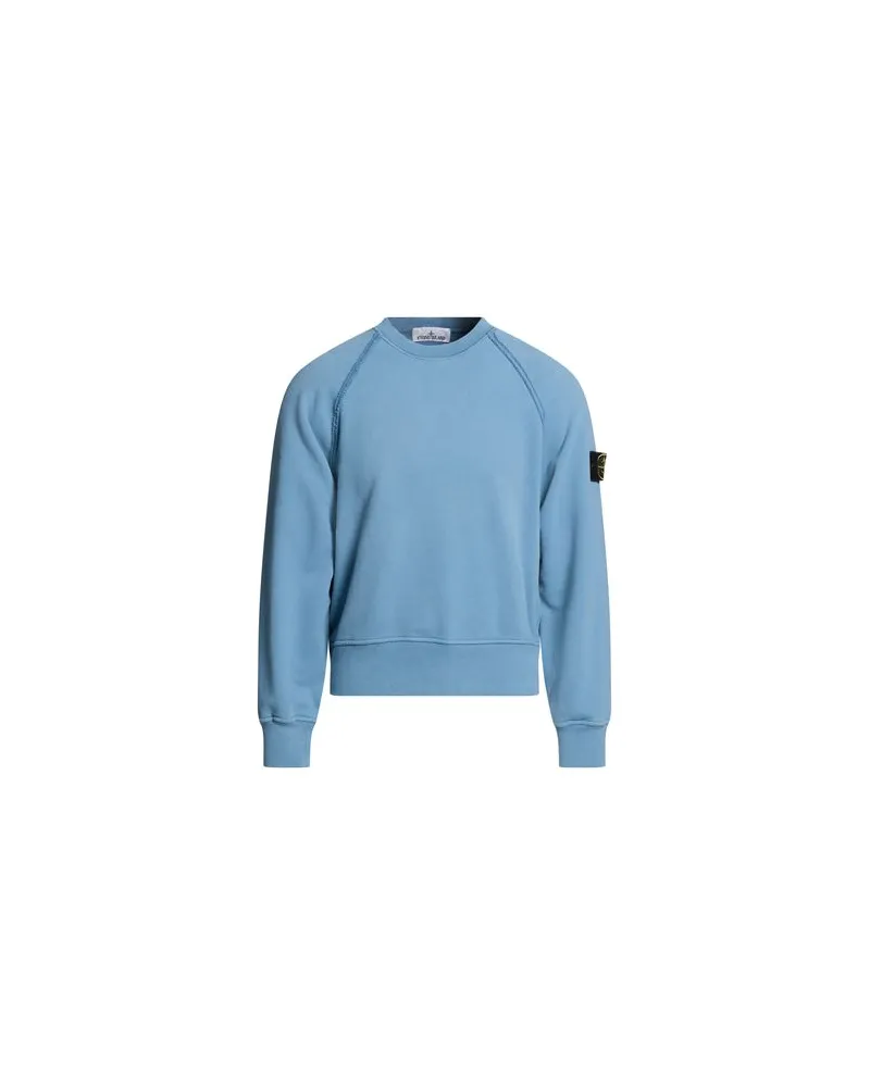 Stone Island TOPS - Sweatshirtsauf YOOX.COM Taubenblau
