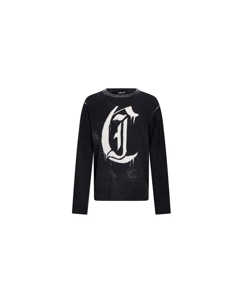 Just Cavalli STRICKWAREN - Pulloverauf YOOX.COM Braungrau