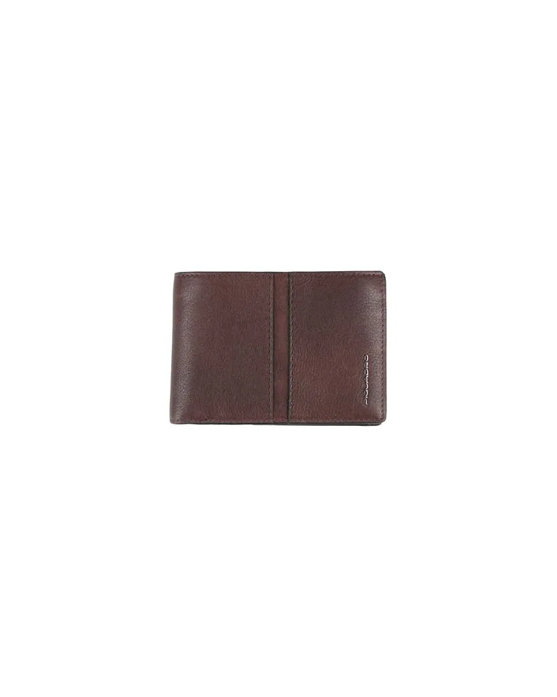 Piquadro Kleinlederwaren - Brieftaschenauf YOOX.COM Dunkelbraun