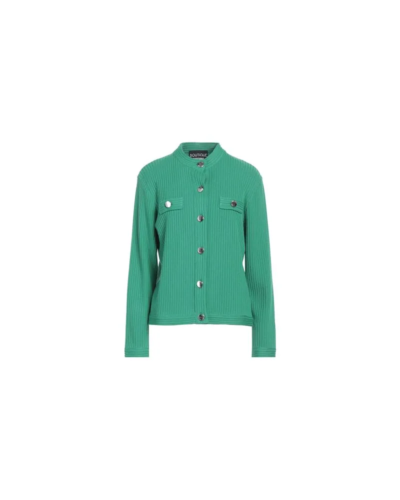 Moschino STRICKWAREN - Strickjackenauf YOOX.COM Grün