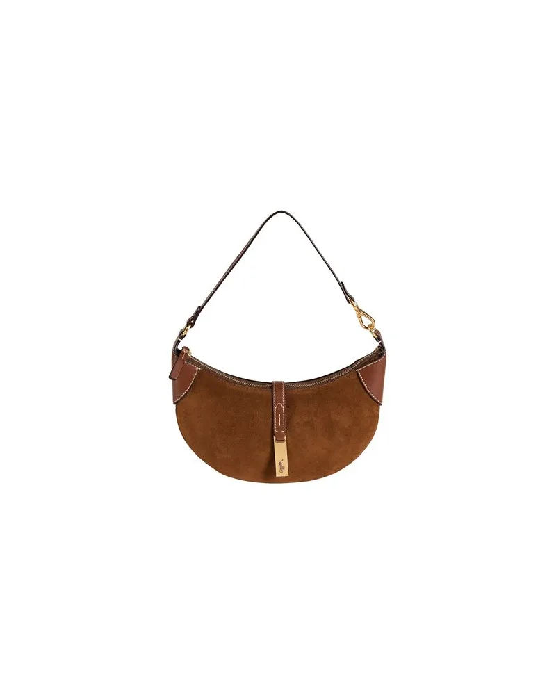 Ralph Lauren POLO ID SUEDE MINI SHOULDER BAG  - TASCHEN - Handtaschenauf YOOX.COM Lederfarben