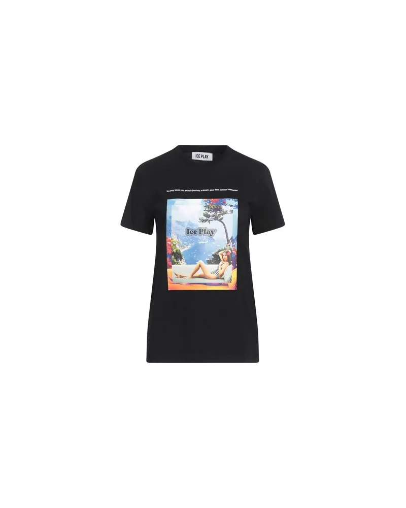 ICE PLAY TOPS - T-shirtsauf YOOX.COM Schwarz