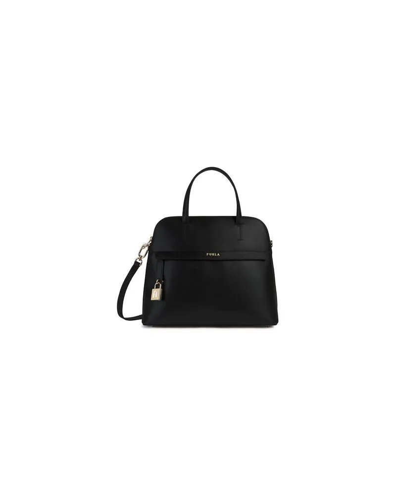 Furla PIPER M DOME   - TASCHEN - Handtaschenauf YOOX.COM Schwarz