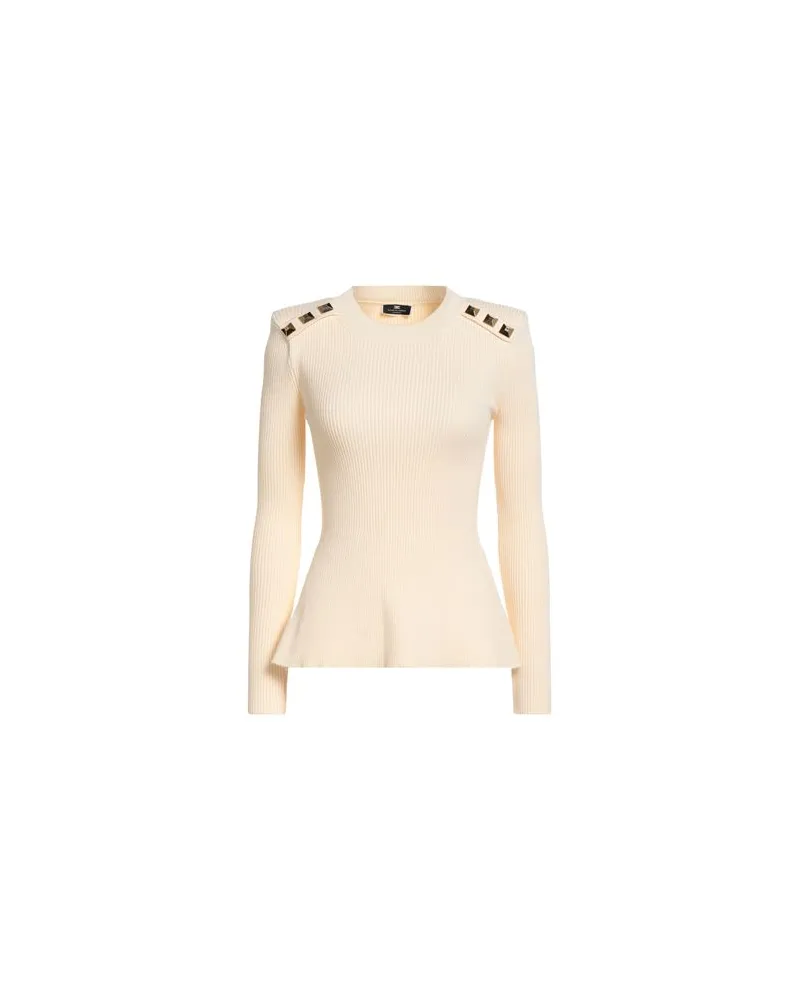 Elisabetta Franchi STRICKWAREN - Pulloverauf YOOX.COM Elfenbein