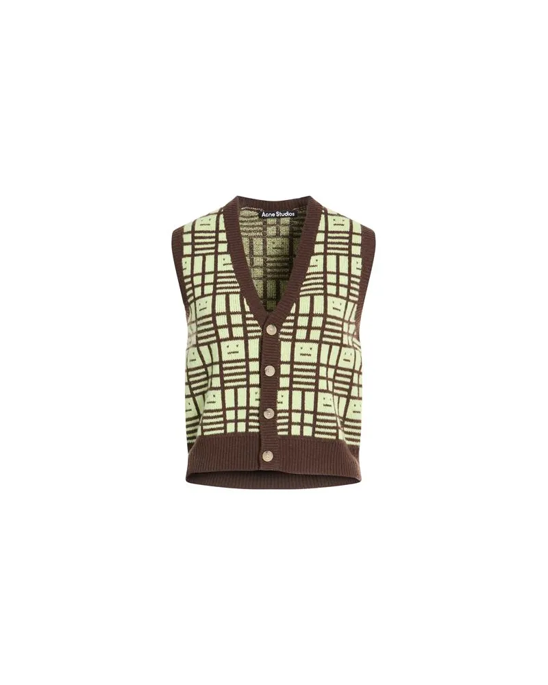 Acne Studios STRICKWAREN - Strickjackenauf YOOX.COM Säuregrün