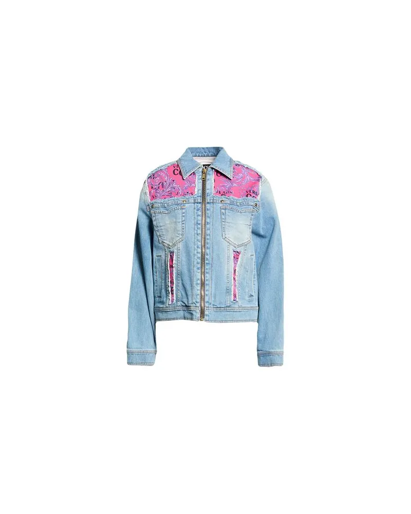 Versace Jeans JACKEN & MÄNTEL - Jeansjacken/Mäntelauf YOOX.COM Blau
