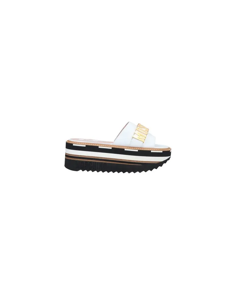 Moschino SCHUHE - Sandalenauf YOOX.COM Weiß