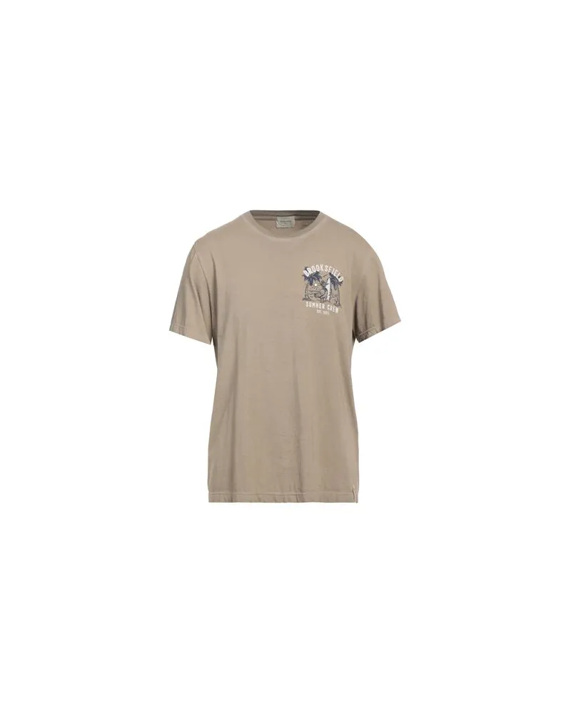 Brooksfield TOPS - T-shirtsauf YOOX.COM Khaki