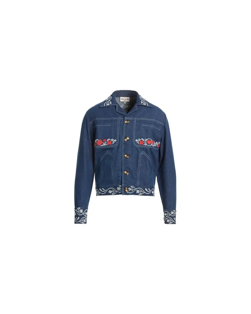 Paul & Joe JACKEN & MÄNTEL - Jeansjacken/Mäntelauf YOOX.COM Blau