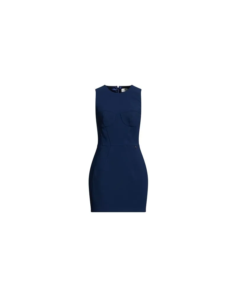 Elisabetta Franchi KLEIDER - Mini-Kleiderauf YOOX.COM Marineblau
