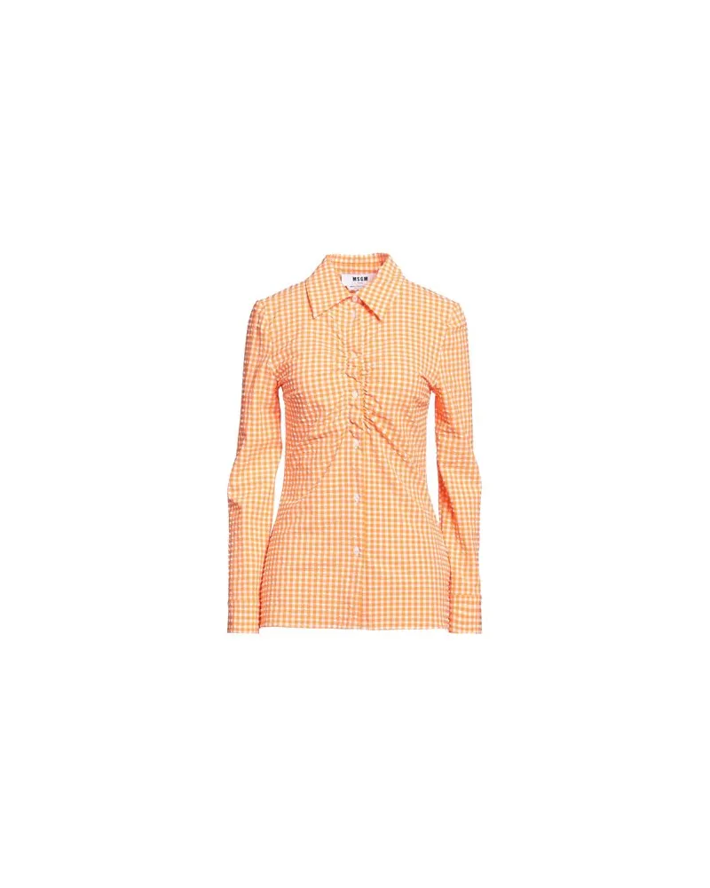 MSGM TOPS - Hemdenauf YOOX.COM Orange