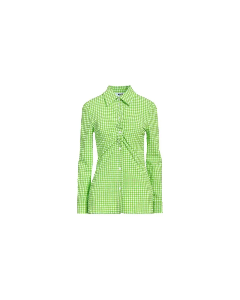 MSGM TOPS - Hemdenauf YOOX.COM Limettengrün
