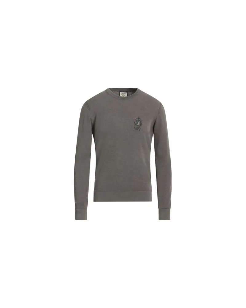 Aeronautica Militare STRICKWAREN - Pulloverauf YOOX.COM Grau