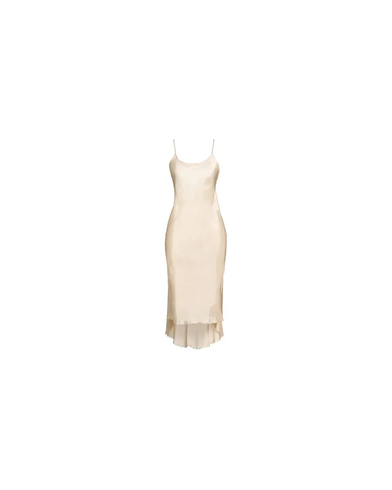 Masnada KLEIDER - Midi-Kleiderauf YOOX.COM Beige