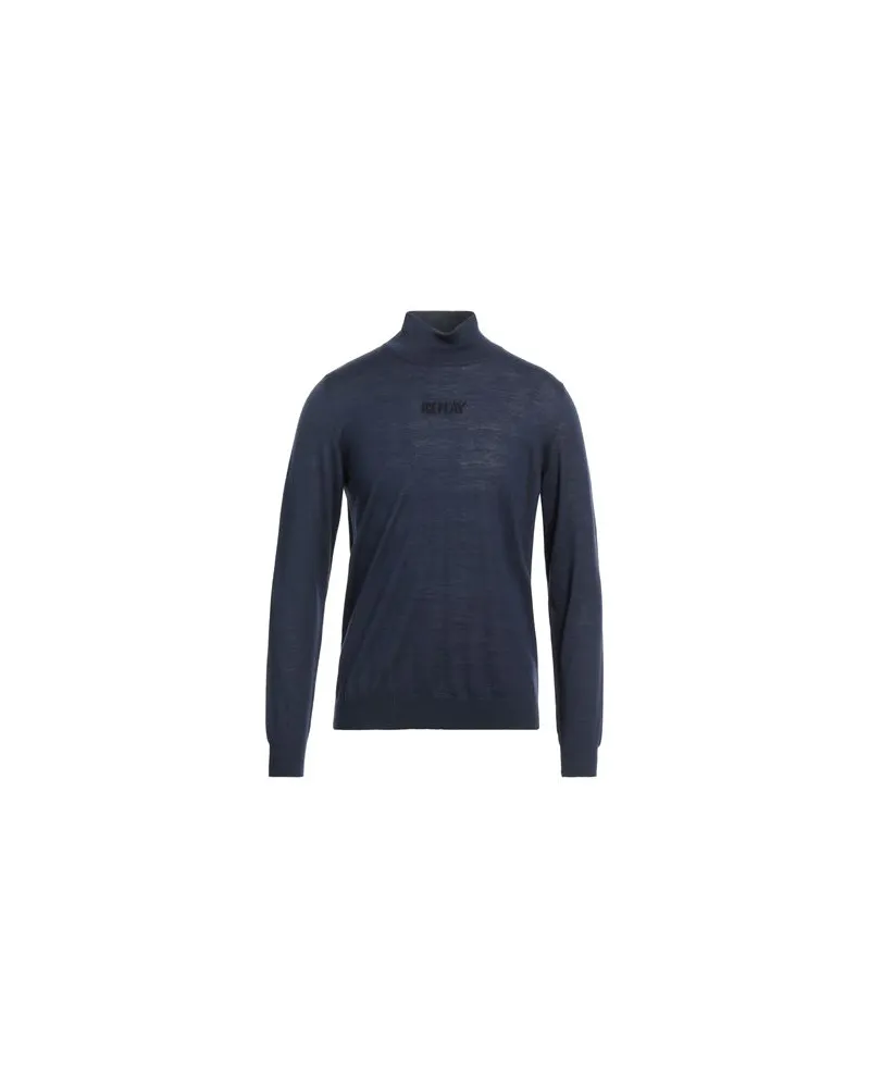 ICE PLAY STRICKWAREN - Rollkragenpulloverauf YOOX.COM Marineblau