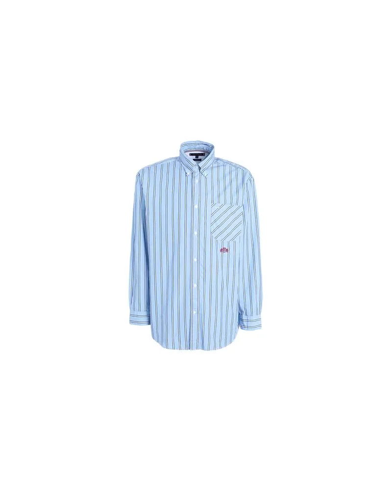 Tommy Hilfiger TOPS - Hemdenauf YOOX.COM Hellblau