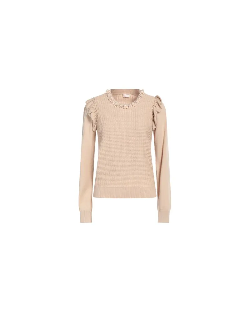 Liu Jo STRICKWAREN - Pulloverauf YOOX.COM Beige