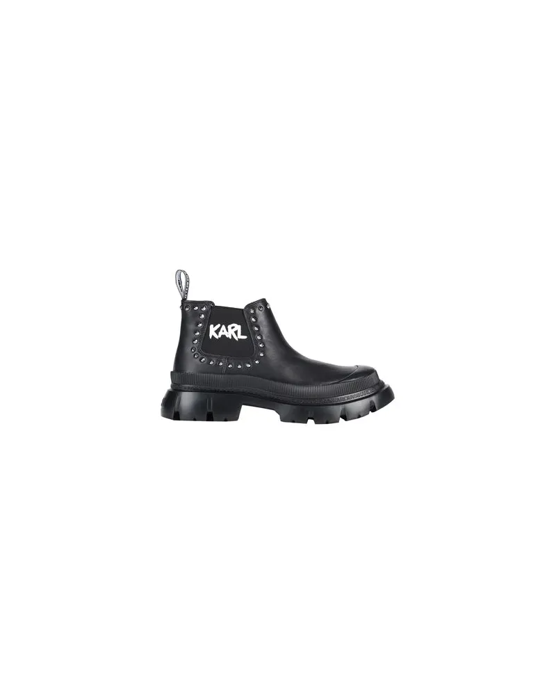Karl Lagerfeld SCHUHE - Stiefelettenauf YOOX.COM Schwarz
