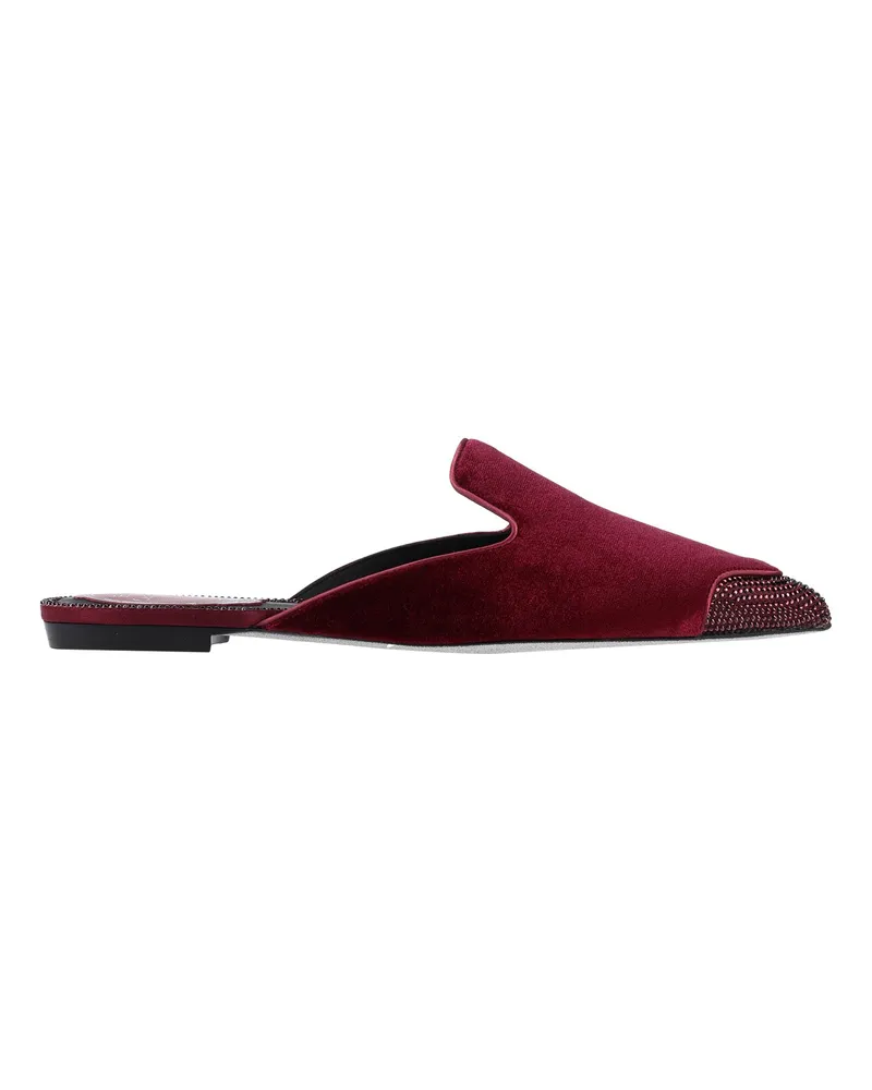 René Caovilla Mules & Clogs Bordeaux