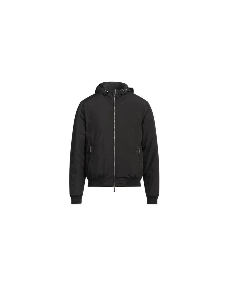 MOORER JACKEN & MÄNTEL - Pufferjacken & Daunenjackenauf YOOX.COM Schwarz