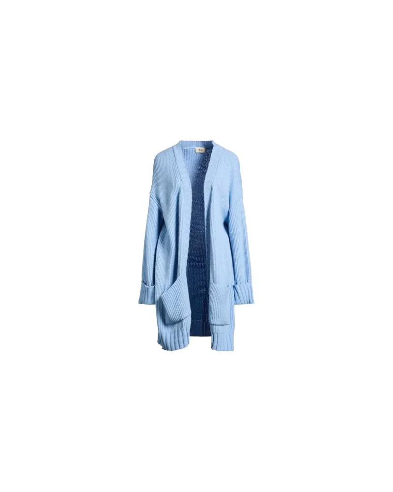 AKEP STRICKWAREN - Strickjackenauf YOOX.COM Himmelblau
