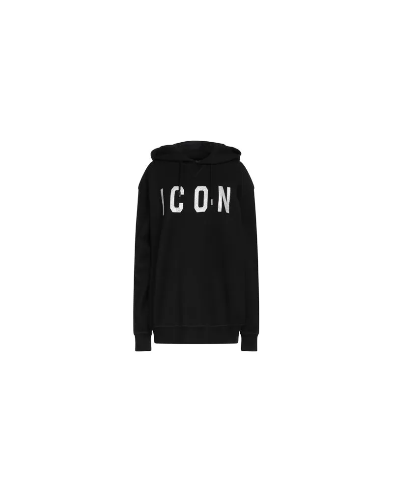 Dsquared2 TOPS - Sweatshirtsauf YOOX.COM Schwarz