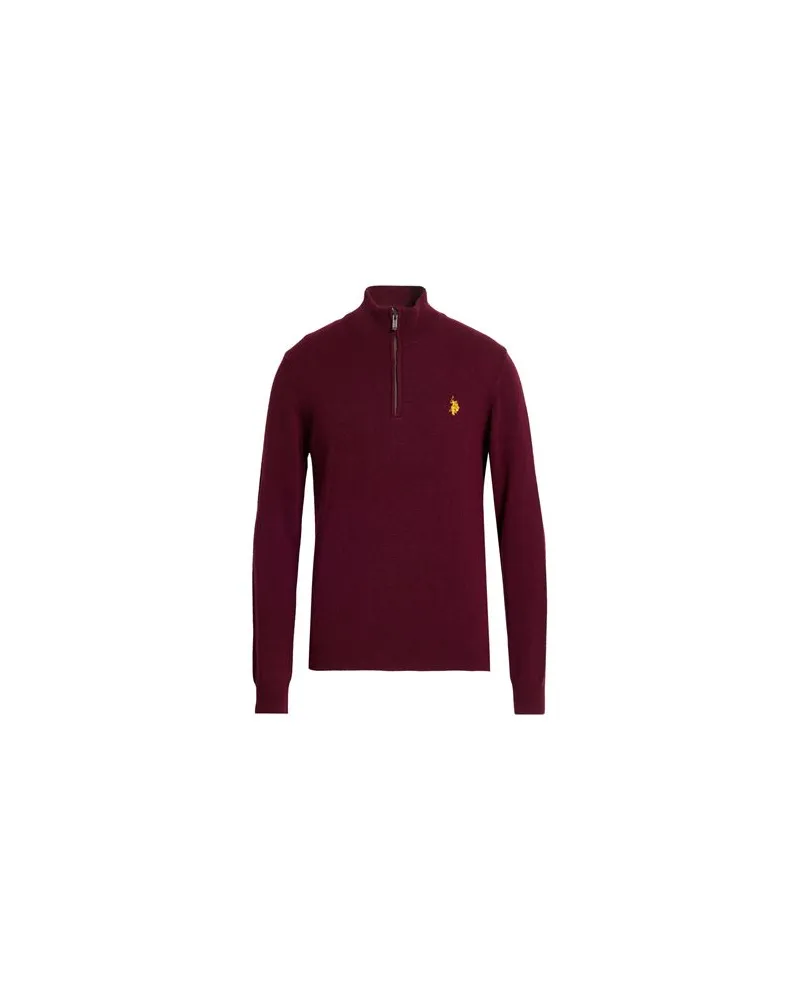 U.S. Polo Assn.  STRICKWAREN - Rollkragenpulloverauf YOOX.COM Bordeaux