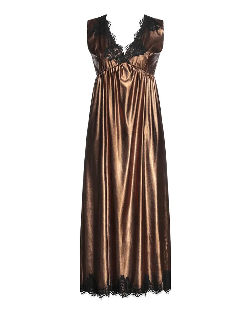 Pink Memories Midi-Kleid Bronze