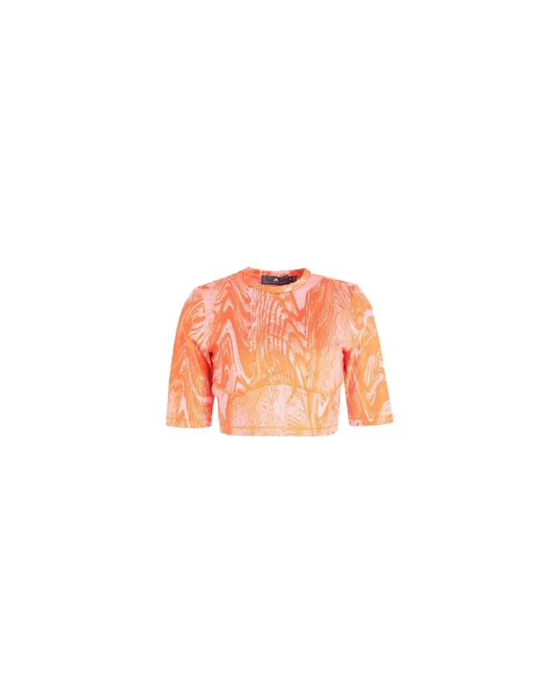 adidas aSMC TNA P Crop      - TOPS - T-shirtsauf YOOX.COM Lachs