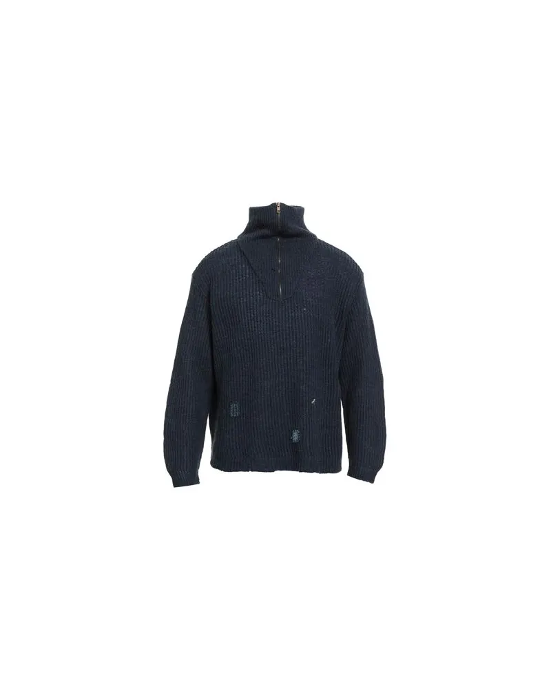 Maison Margiela STRICKWAREN - Rollkragenpulloverauf YOOX.COM Marineblau